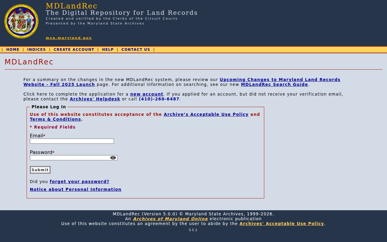 South Laurel people search through the Maryland MDLandRec records gateway